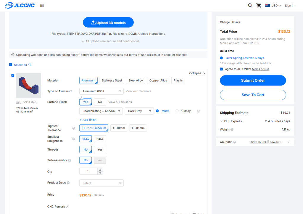 80mm flip flop spindle clamp for lemontart