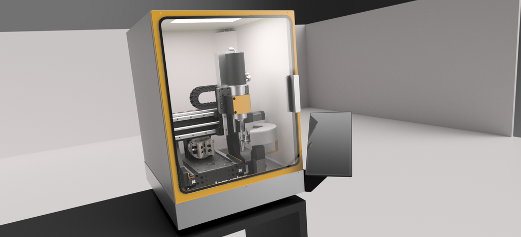 COMING SOON lemontart 24pico vertical CNC machining center frame kit