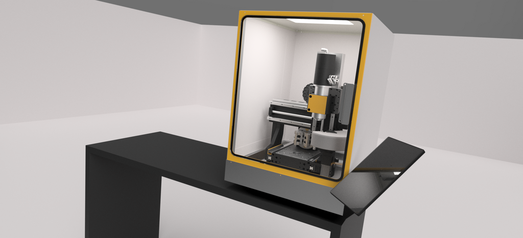 COMING SOON lemontart 24pico vertical CNC machining center frame kit