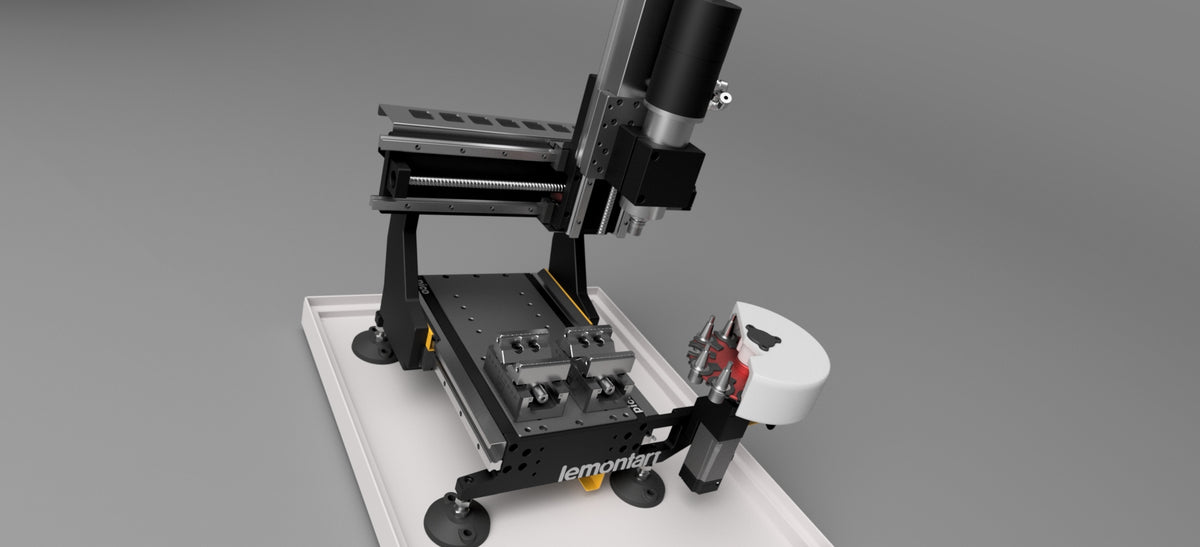 COMING SOON lemontart 24pico vertical CNC machining center frame kit