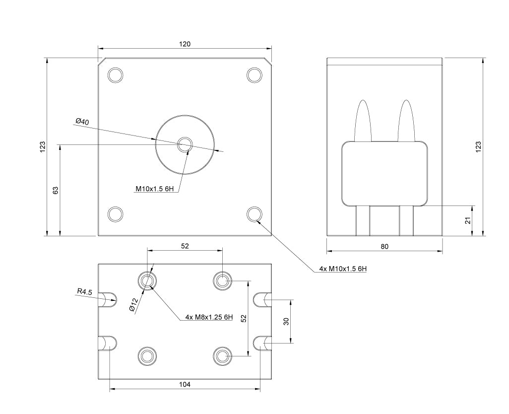 lemontart index | right angle block for lemontart 33metal and 52mm zero point