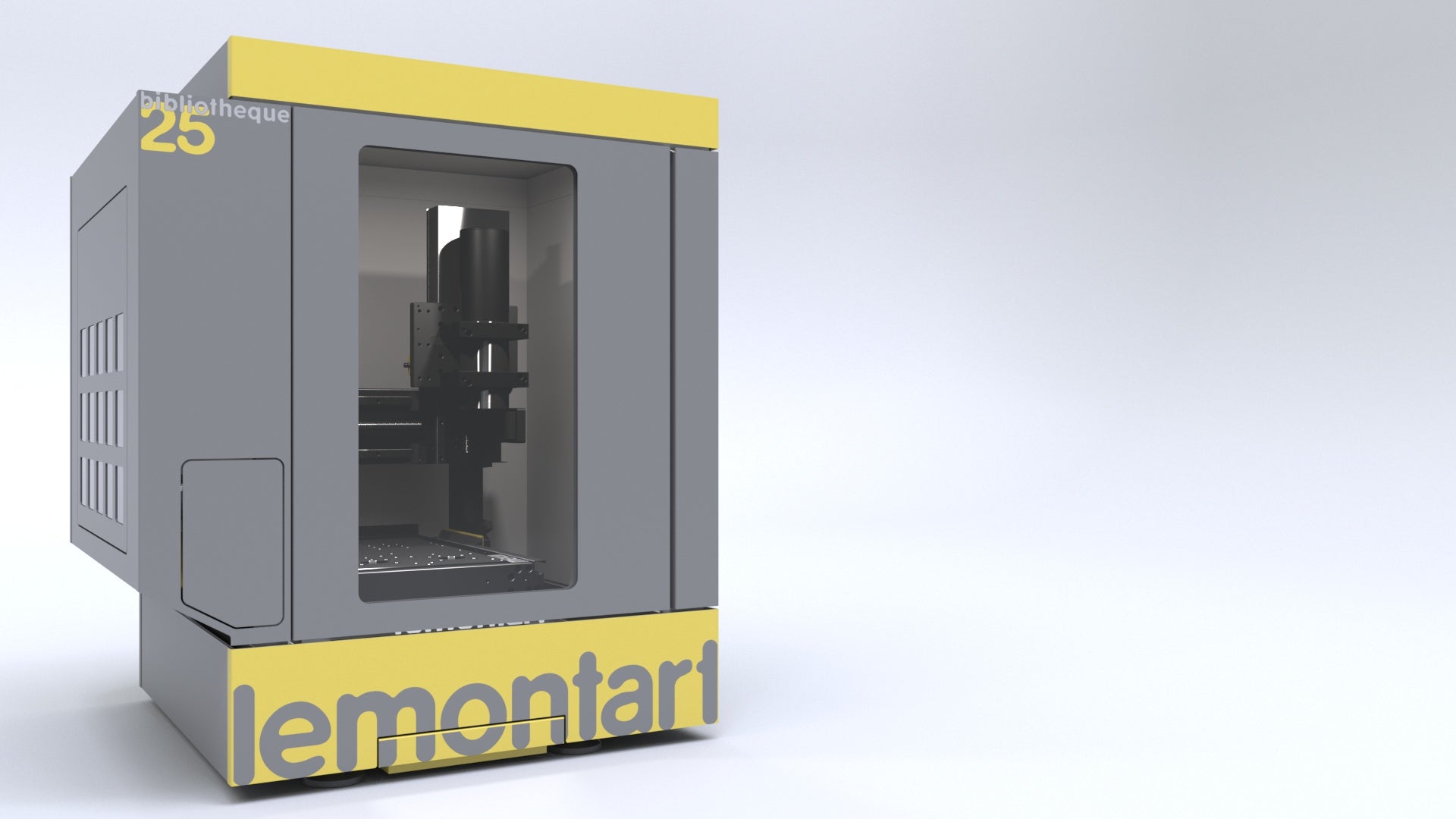 COMING SOON - lemontart 33metal vertical CNC machining center frame kit with FULL ENCLOSURE